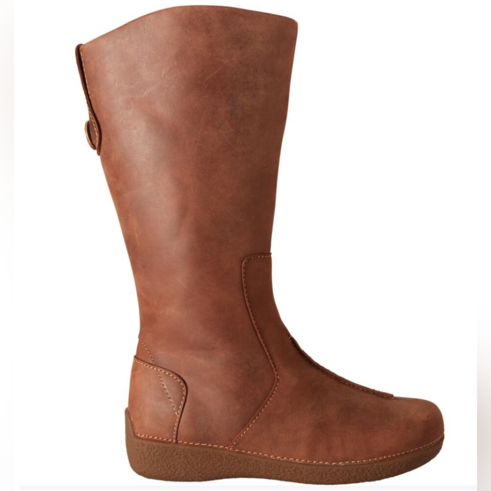 Duluth Trading Co Tan Leather Women's Winter Boots